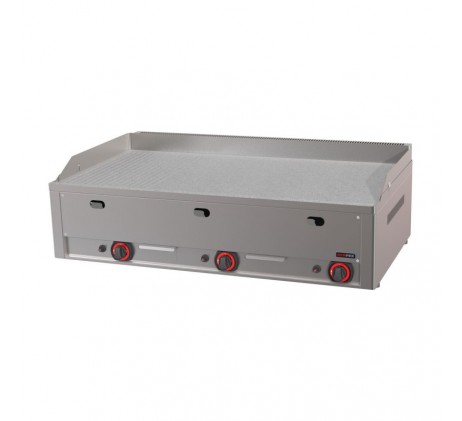 Plaque de cuisson 97x48 à gaz chrome durable...