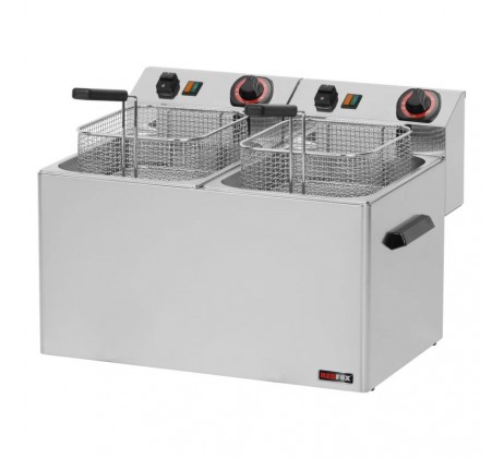 Friteuse électrique double 0,38 kW/l, 8+8 l TOP...