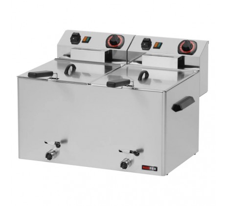 Friteuse électrique double 0,75 kW/l, 8+8 l TOP...