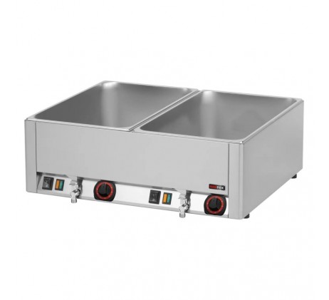 Bain marie électrique 2x GN 1/1 - 150 TOP avec...