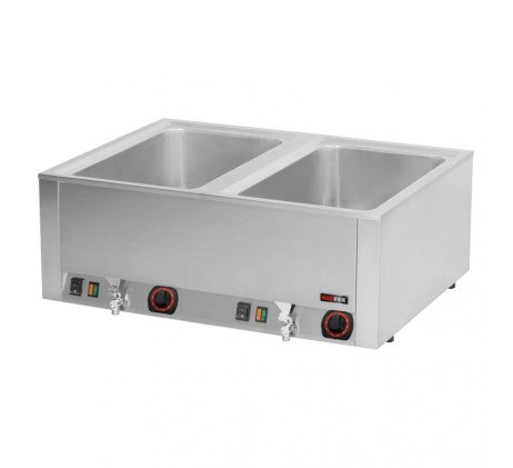 Bain marie électrique 2x GN 1/1 - 200 TOP avec...