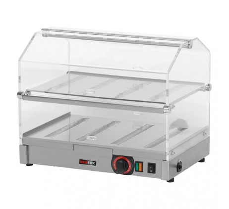 Vitrine chauffée à deux étages 50x35 | REDFOX -...