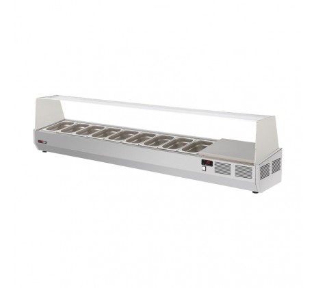 Vitrine refrigerée 200 cm GN 1/4 pour RTP 3D |...