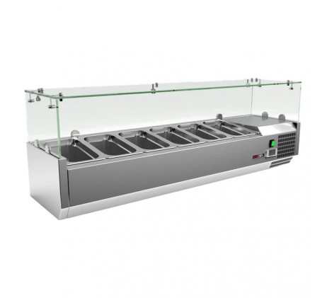 Vitrine refrigerée de comptoir 6 x GN 1/4 |...