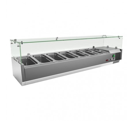Vitrine refrigerée de comptoir 7x GN 1/3 |...