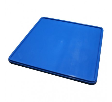 Couvercle du panier plastique bleu 50x50x4 |...
