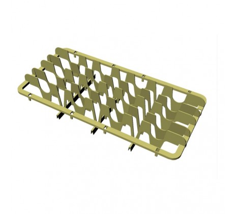 Embout plastique pour assiettes 50x50x4 |...