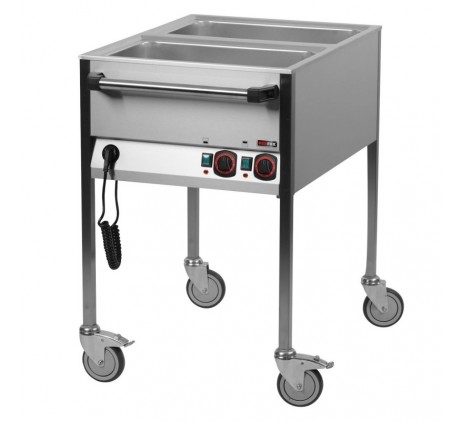 Bain marie électrique GN 2-1/1 commande sur le...