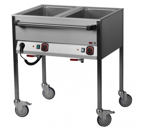 Bain marie électrique GN 2-1/1 commande sur le...