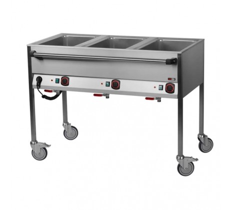 Bain marie électrique GN 3-1/1 commande sur le...