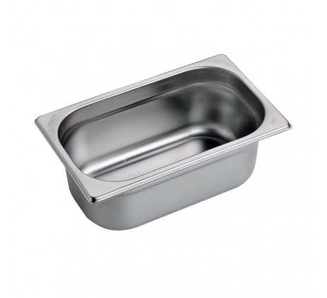 Bac gastronorme GN 1/4 - 100 en inox | REDFOX -...