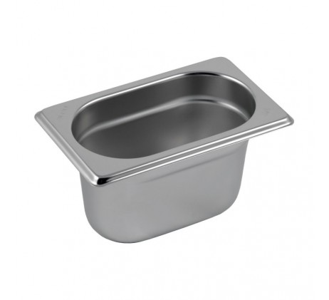 Bac gastronorme GN 1/9 - 100 en inox | REDFOX -...