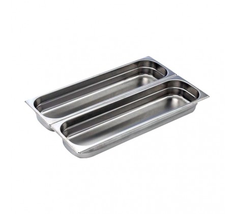 Bac gastronorme GN 2/4 - 65 en inox | REDFOX -...