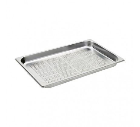Bac gastronorme perforé GN 1/1 - 40 en inox |...