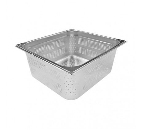 Bac gastronorme perforé GN 2/3 - 150 en inox |...
