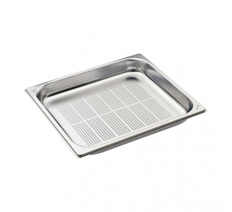 Bac gastronorme perforé GN 2/3 - 40 en inox |...