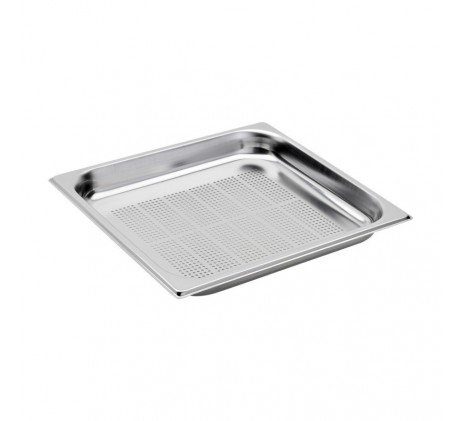 Bac gastronorme perforé GN 2/3 - 65 en inox |...