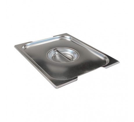 Couvercle GN 1/2 poignées escamontables inox |...