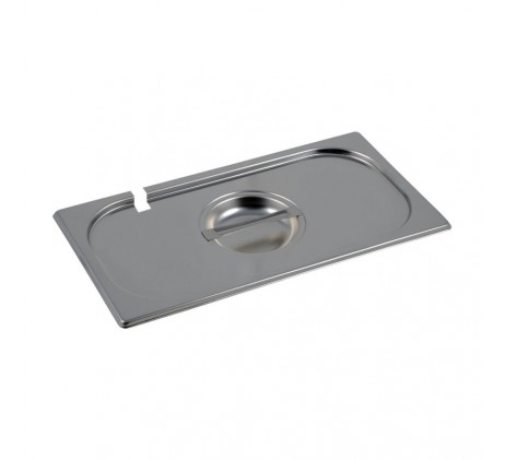 Couvercle GN 1/3 ouverture pour louche inox |...