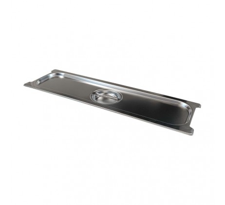 Couvercle GN 2/4 poignées escamontables inox |...