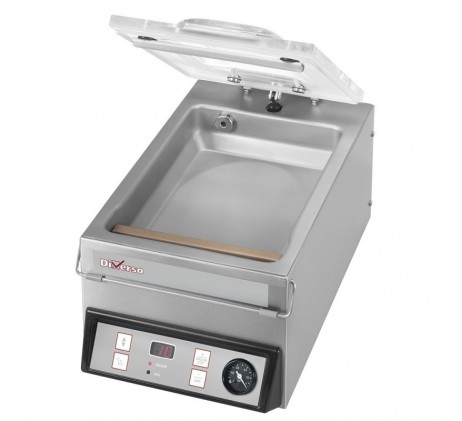 Machine sous vide, couvercle bombé, cuve acier...