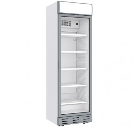 Vitrine ventilée positive 382 litres BLANCHE...