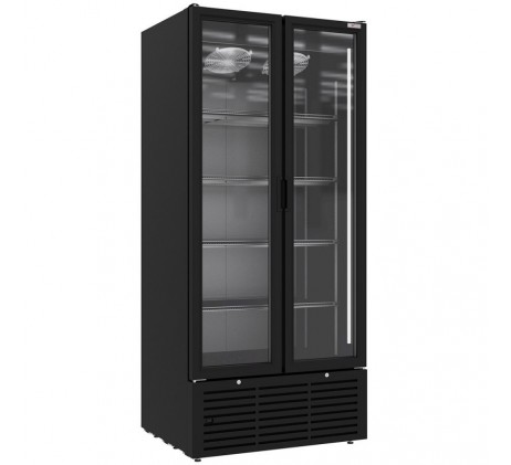 Vitrine ventilée positive 804 litres, 2 portes...
