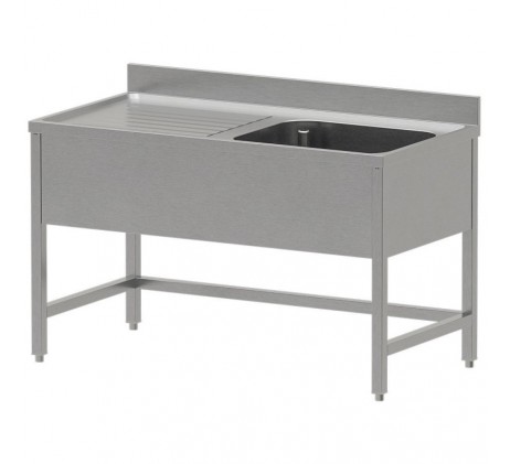 Plonge inox ECO 1 cuve égouttoir gauche, sans...