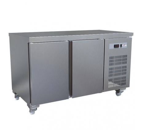Table frigorifique, ventilé, 2 portes GN 1/1...