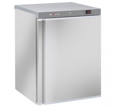 Congélateur statique, 200 litres. acier inox -...
