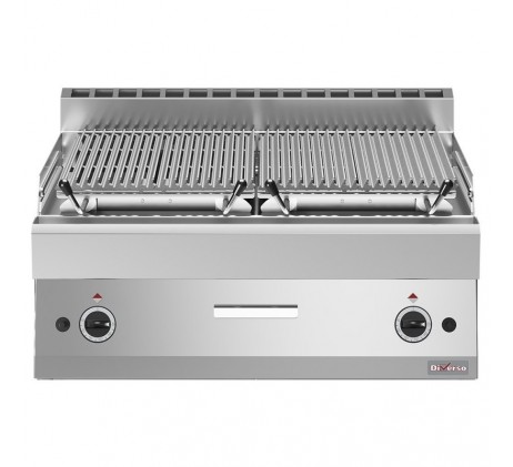 Grill pierre de lave, 1/1 module, grille en...