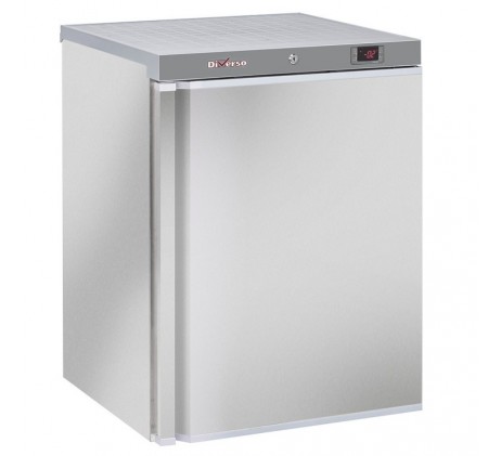 Frigo ventilé, 200 litres. acier inox -...