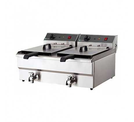 Friteuse Professionnelle 10 L avec 2 Paniers et...